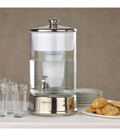 ZEROWATER 40 STIKLINIŲ / 9.5L STIKLINIS DOZATORIUS, KAINA BE PVM: 160.000001, KODAS: ZBD-040-1 | 005