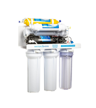 Atvirkštinio osmoso sistema WaterLovers RO6 Pro 100 GPD su siurbliu, KAINA BE PVM: 204.999999, KODAS: RO6-LUX-PUMP | 003