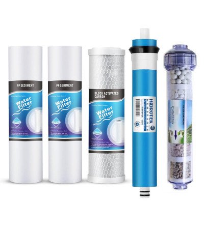 Kasečių rinkinys OSMO PLUS sistemai + 100 GPD membrana, KAINA BE PVM: 44.628099, KODAS: SET-MEM100-OP | 001