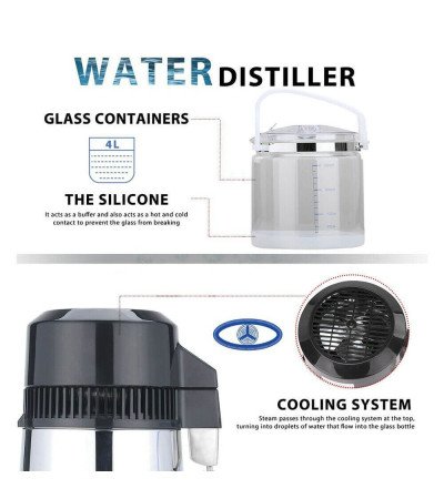 Distiliatorius WaterForLife Glass, KAINA BE PVM: 150, KODAS: WATERFORLIFE-BST-009 | 005