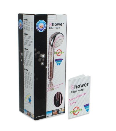 Dušo galvutė-filtras WaterLovers SFH 01 Blue, KAINA BE PVM: 15, KODAS: SF-H-01-BLU | 007