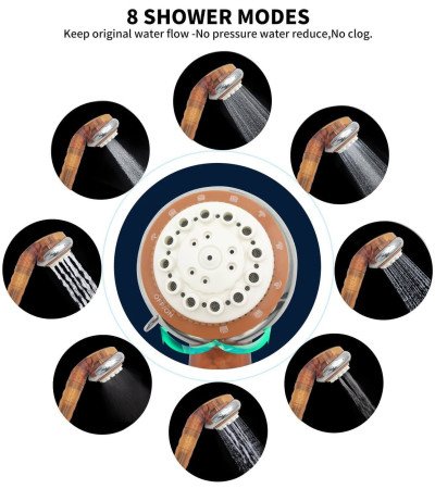 Dušo galvutė-filtras WaterLovers SFH 01 Blue, KAINA BE PVM: 15, KODAS: SF-H-01-BLU | 006