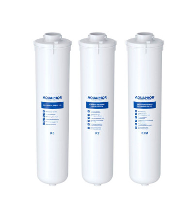 AQUAPHOR FILTRŲ KOMPLEKTAS K5-K2-K7M, KAINA BE PVM: 27.68595, KODAS: K5-K2-K7M | 001