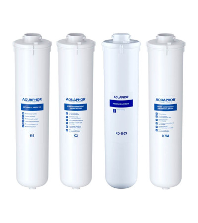 AQUAPHOR FILTRŲ KOMPLEKTAS K5-K2-100S-K7M, KAINA BE PVM: 74.380165, KODAS: K5-K2-100S-K7M | 001