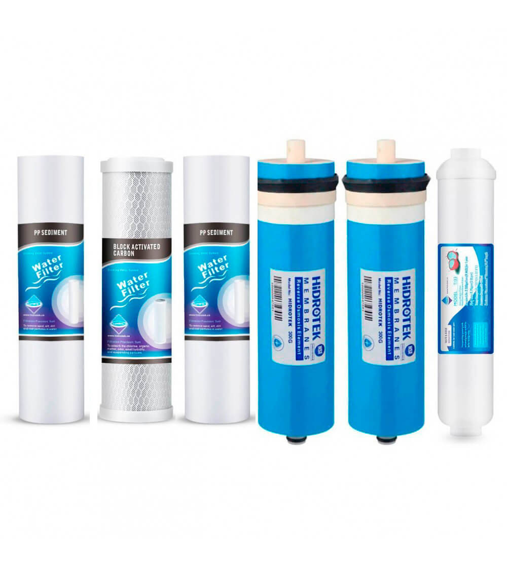 Kasečių rinkinys WaterLovers Pro 1 sistemoms + 2x300 GPD membranos, KAINA BE PVM: 95.041322, KODAS: SET-MEM-PRO1-P01 | 001 Kasečių rinkinys WaterLovers Pro 1 sistemoms + 2x300 GPD membranos, KAINA BE PVM: 95.041322, KODAS: SET-MEM-PRO1-P01 | 001