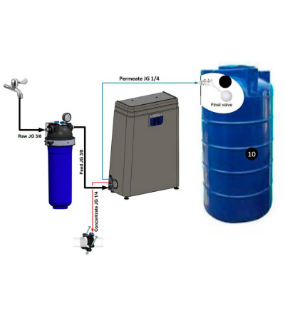 AQUAPHOR OSMOSO SISTEMA APRO-120, KAINA BE PVM: 1033.057851, KODAS: APRO-120 | 0012