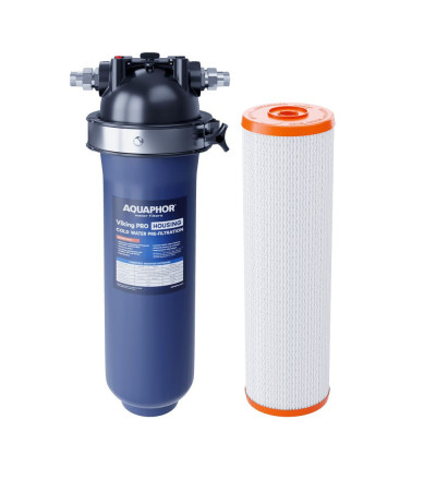 Aquaphor vandens filtro korpusas Viking PRO su filtro kasete B520 PRO, KAINA BE PVM: 157.024793, KODAS: B520-PRO-Viking | 001
