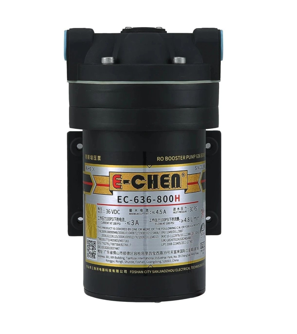 Siurblys 800 GPD osmoso sistemoms, KAINA BE PVM: 181.818182, KODAS: PUMP-800G | 002