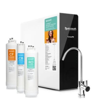Ecosoft CROSS 90 tiešās plūsmas reversās osmozes filtrs | OSMOZE.LV