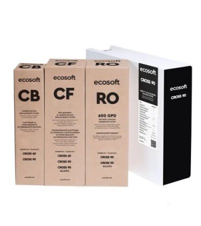 Ecosoft CROSS 90 tiešās plūsmas reversās osmozes filtrs | OSMOZE.LV