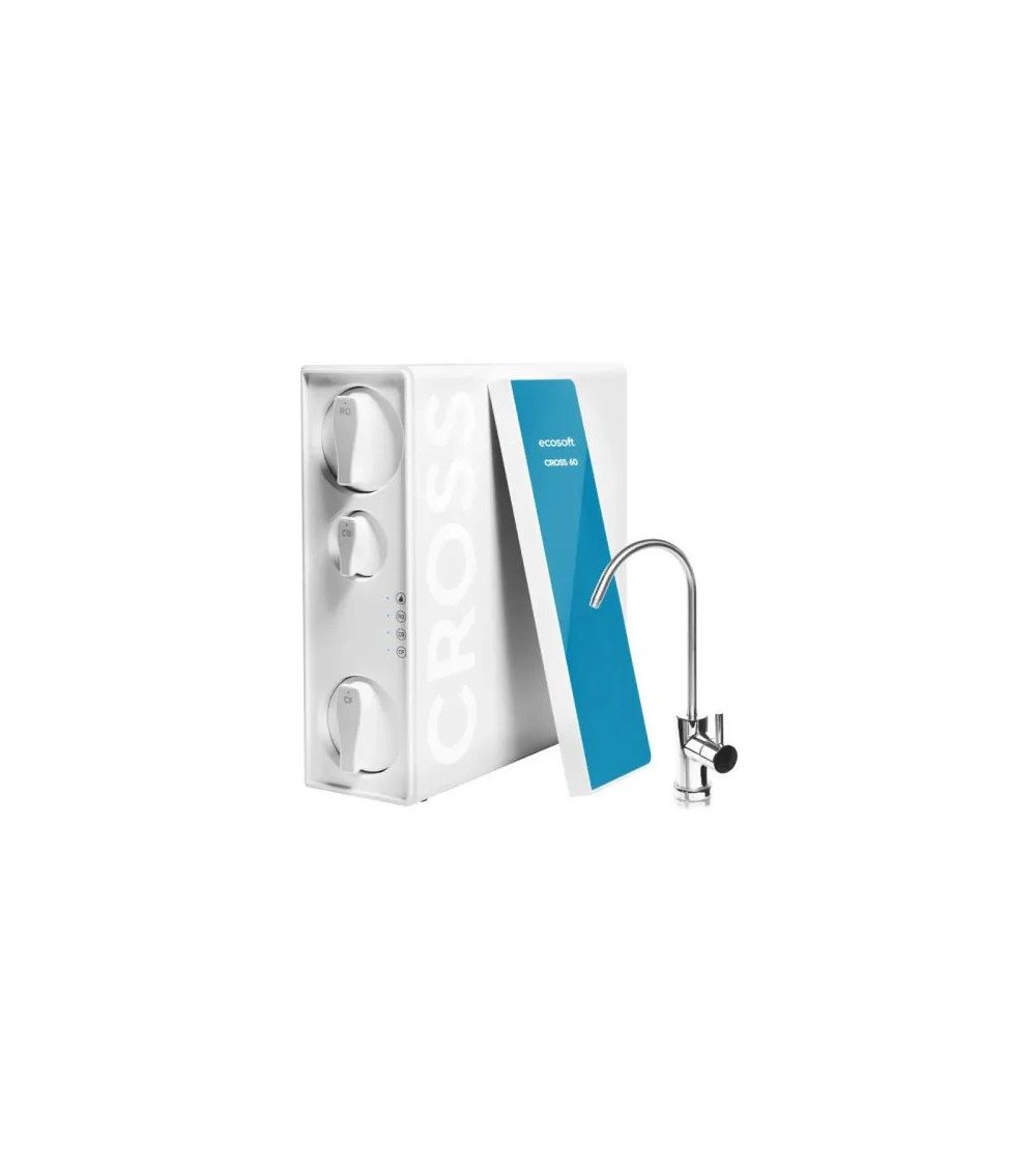 Ecosoft CROSS 60 – tiešā plūsmas filtrs (līdz 60 l/h) | TĪRS ŪDENS